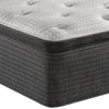 Corner view of the Beautyrest Silver BRS900-C Plush Pillow Top mattress