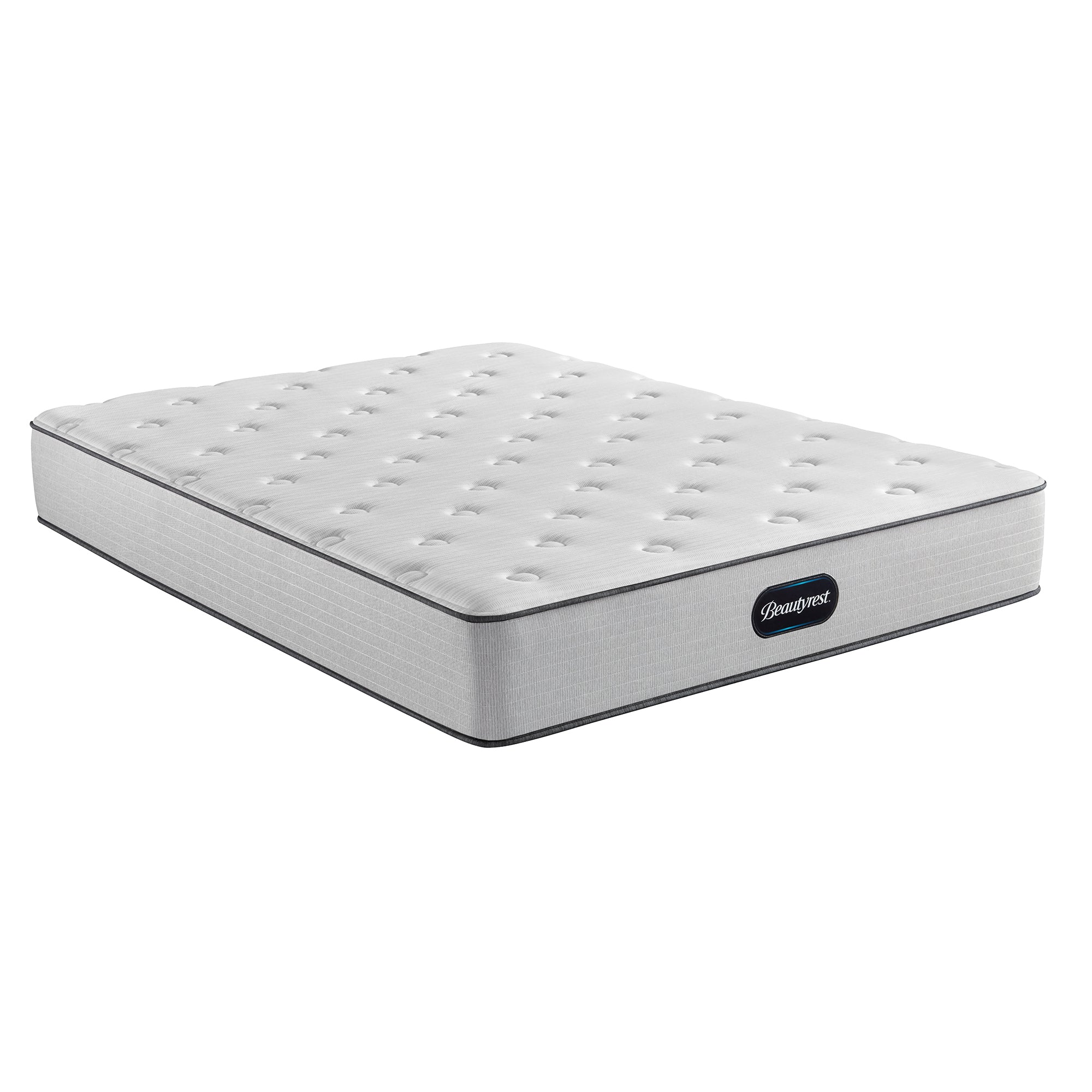 The Beautyrest BR800 Medium mattress alone on a white background